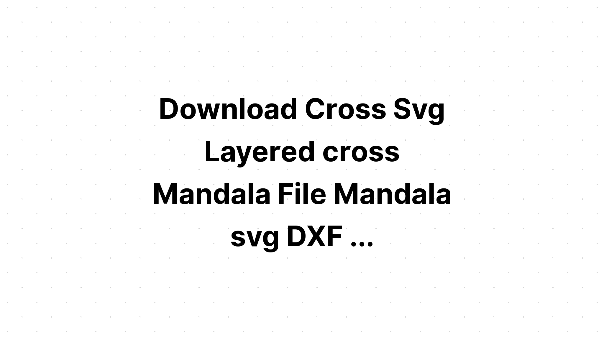 Download Layered Witch Mandala Svg IdeasSVG Files